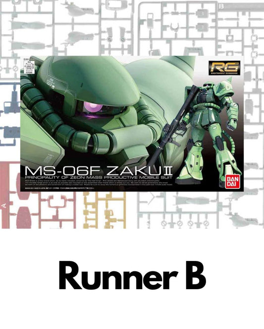 PART - RG 1/144 MS-06F Mass Production Zaku II - Runner B