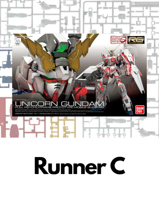 PART - RG Gundam Unicorn 1/144 - Runner C