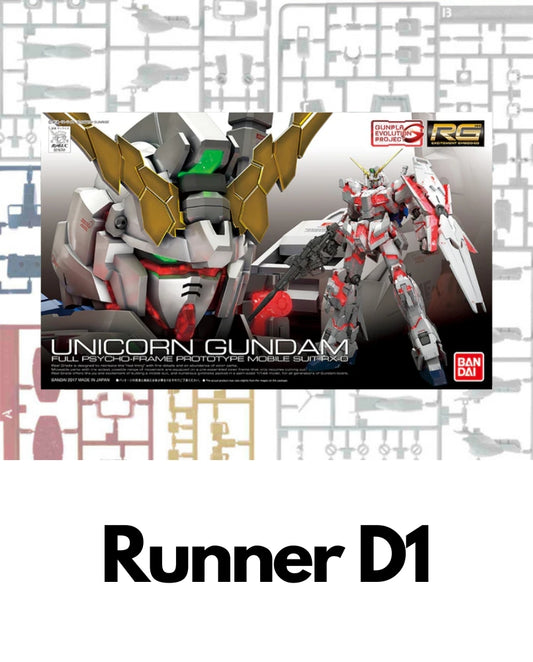 PART - RG Gundam Unicorn 1/144 - Runner D1