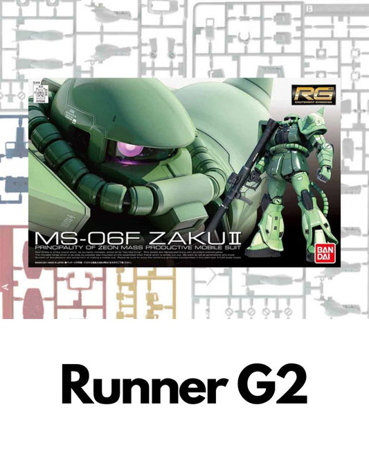 PART - RG 1/144 MS-06F Mass Production Zaku II - Runner G2