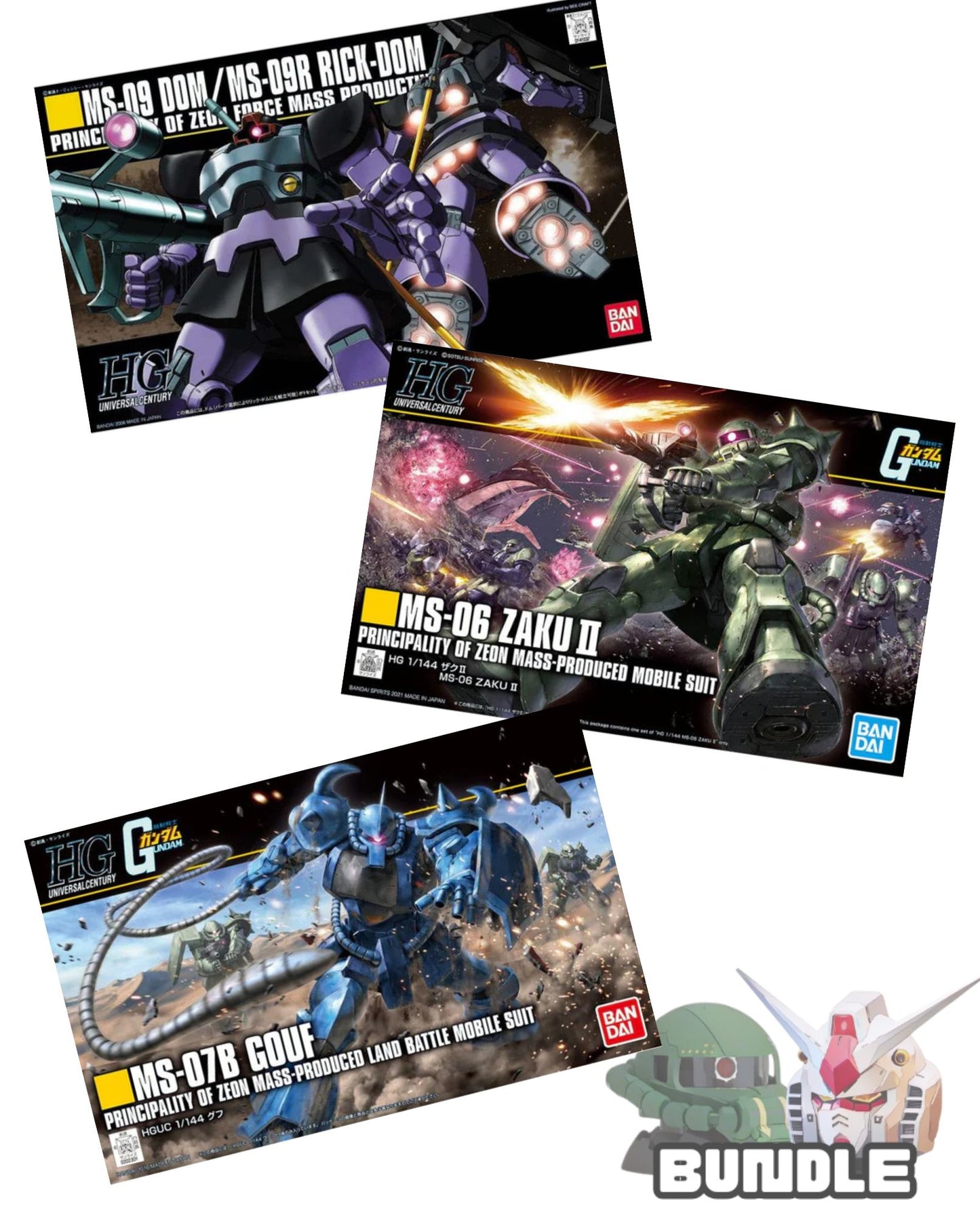 Mobile Suit Original Cast (Bad Guys Bundle)