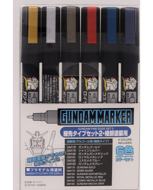 Gundam Marker Fine Edge Set 2