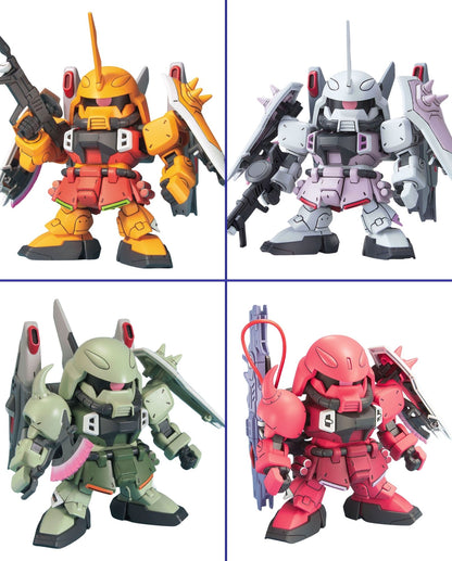 BB Senshi ZGMF Zaku Series Set