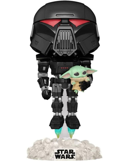 Dark Tropper with Child - Star Wars The Mandalorian Funko POP! 9cm