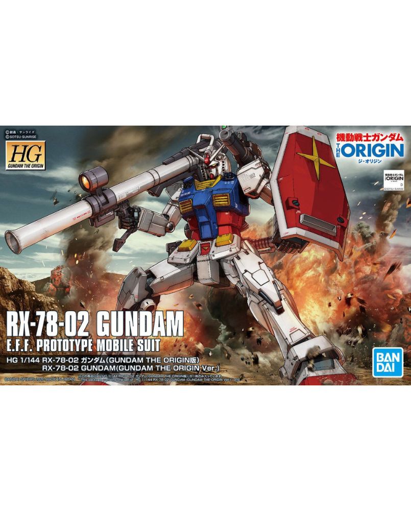 HG 1/144 RX-78-02 Gundam (GUNDAM THE ORIGIN version)