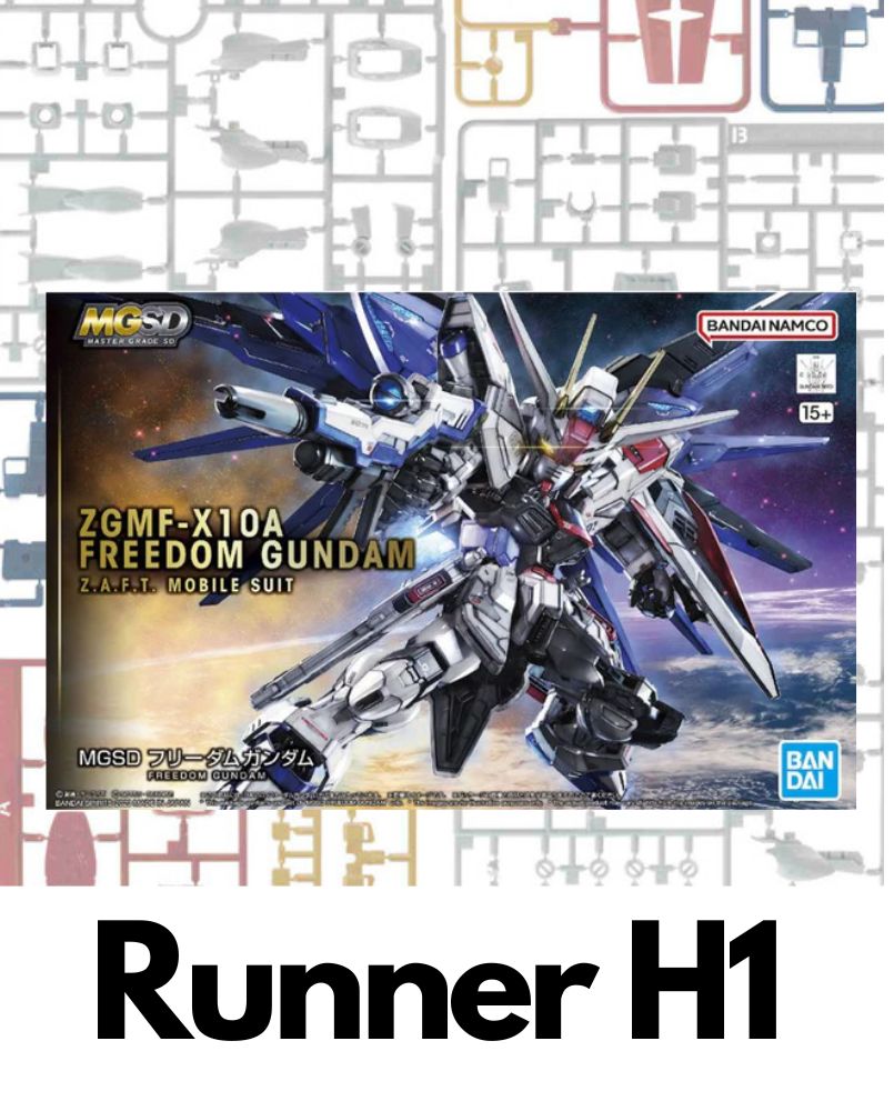 PART - MGSD Freedom Gundam - Runner H1