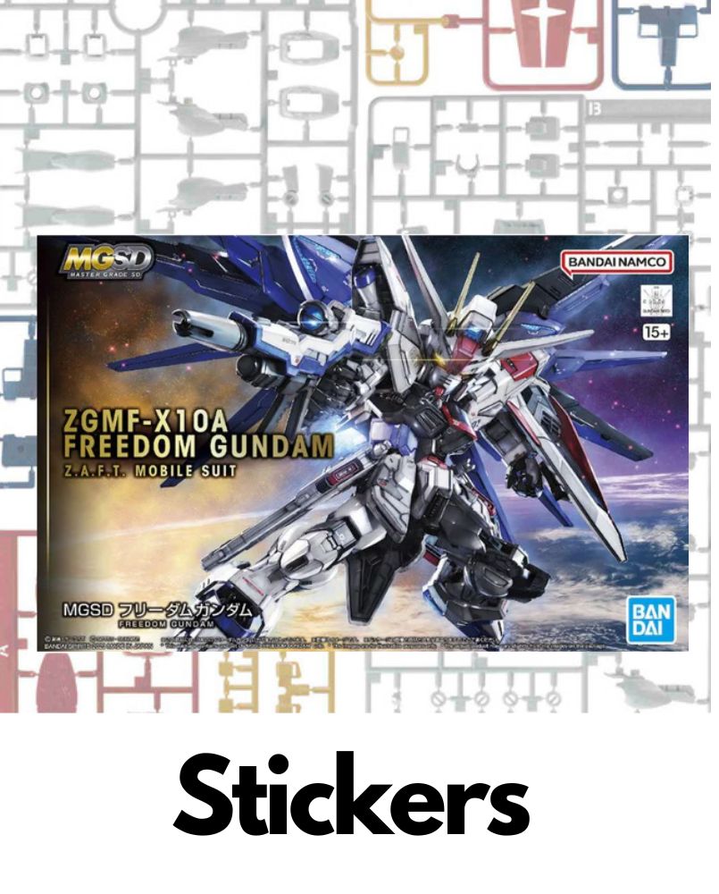 PART - MGSD Freedom Gundam - Stickers