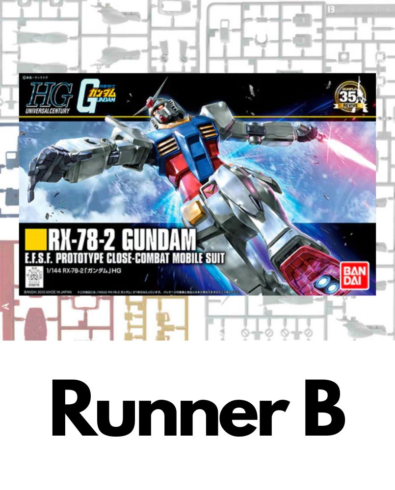 PART - HGUC Gundam RX-78-2 Revive 1/144 - Runner B