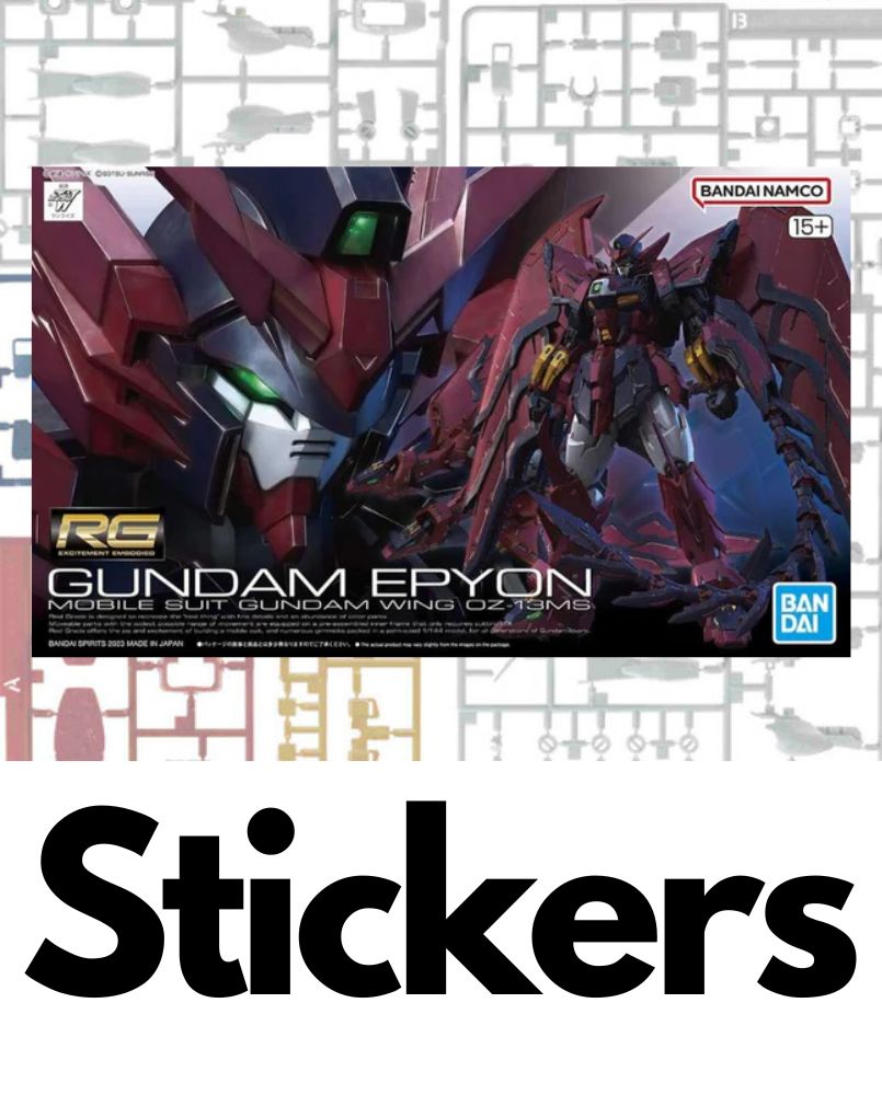 PART - RG 1/144 Gundam Epyon - Stickers