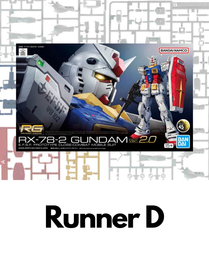 PART - RG 1/144 RX-78-2 Gundam Ver.2.0 - Runner D