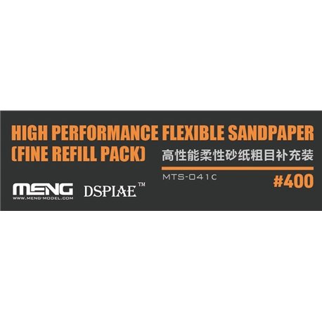 Meng Model - Flexible Sandpaper Refill Pack x 6