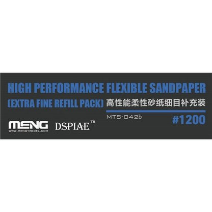 Meng Model - Flexible Sandpaper Refill Pack x 6