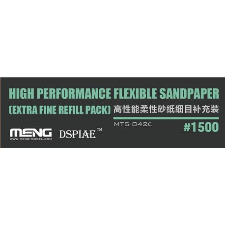 Meng Model - Flexible Sandpaper Refill Pack x 6