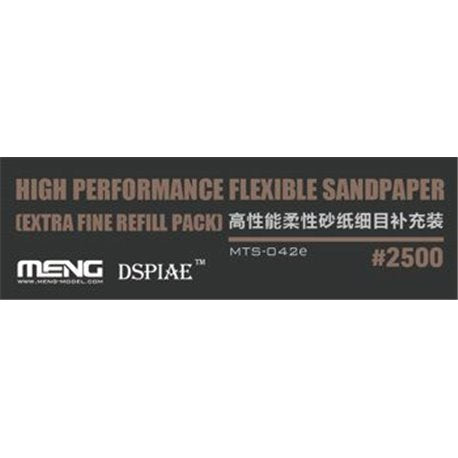 Meng Model - Flexible Sandpaper Refill Pack x 6