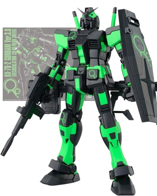 MG 1/100 Gundam RX-78-2 Version 3.0 - Recirculation Color / Neon Green