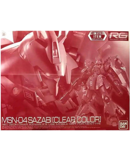 RG 1/144 Sazabi Clear Color