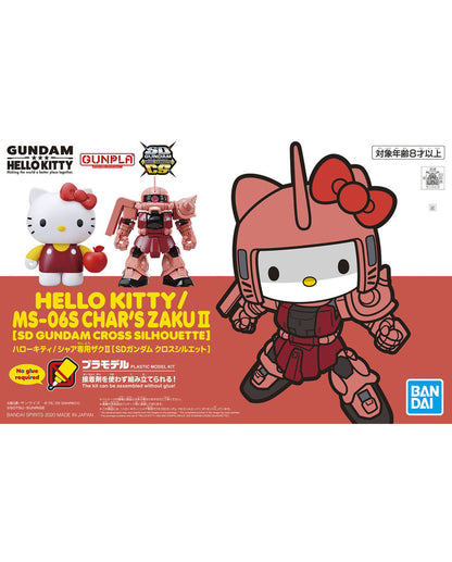 Hello Kitty/Char's Zaku II SD Gundam Cross Silhouette