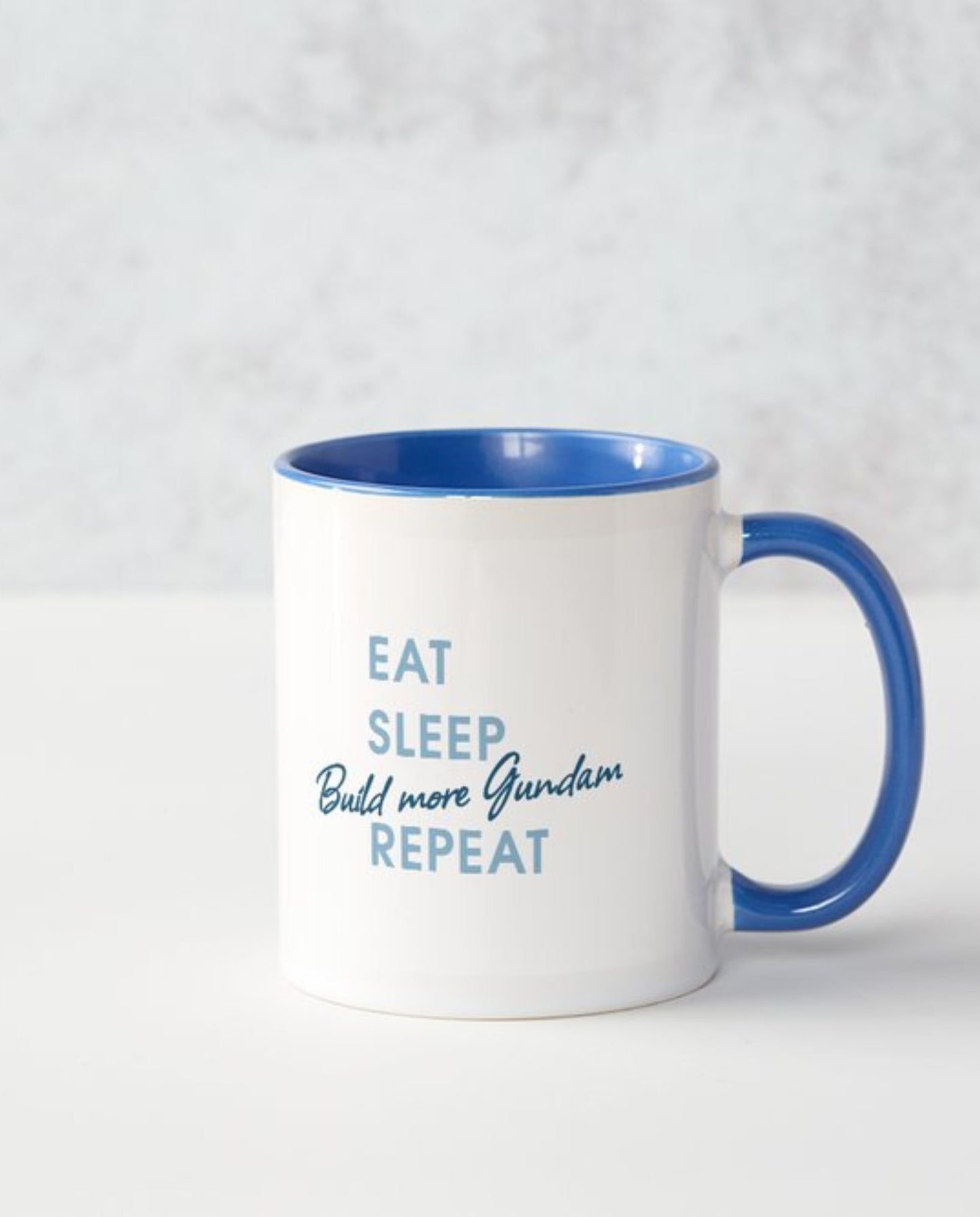 Eat, Sleep, Build more Gundam, Repeat - Mug