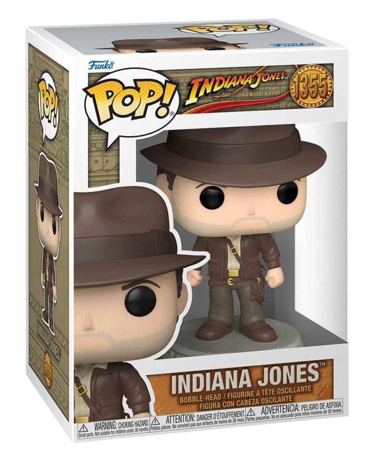 Indiana Jones with Jacket : Funko POP! Movies Vinyl Figure 9 cm