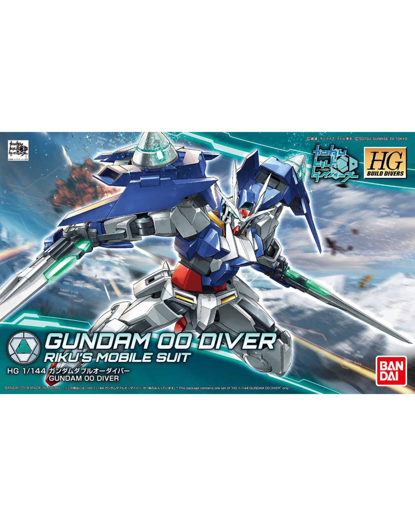 HGBD 1/144 Gundam 00 Diver