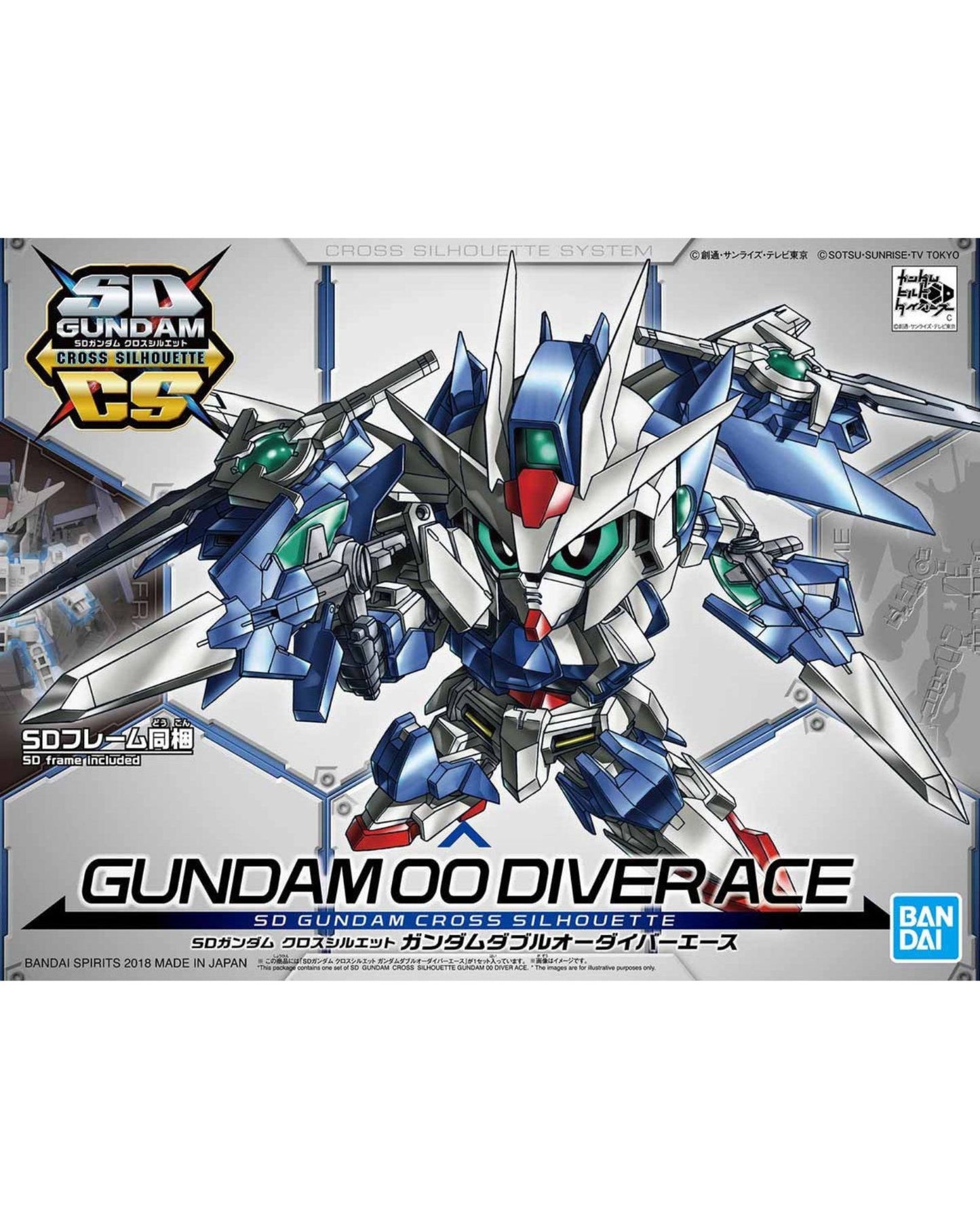 SD Gundam Cross Silhouette Gundam 00 Diver Ace