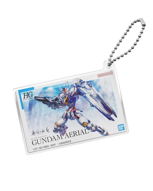 Gunpla Package Art Acrylic Ball Chain Gundam Aerial