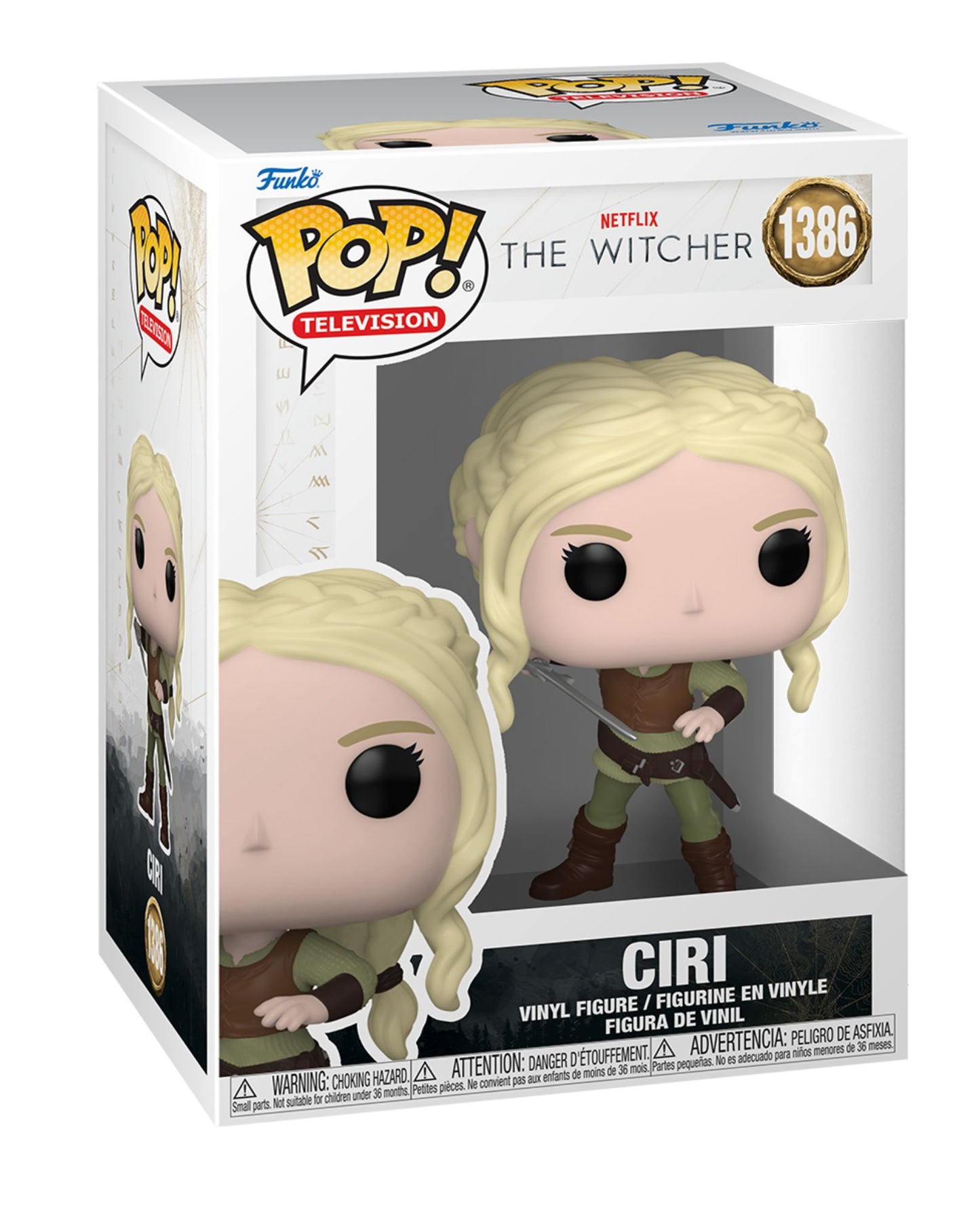 Ciri Training : The Witcher : Funko POP! TV Vinyl Figure 9 cm