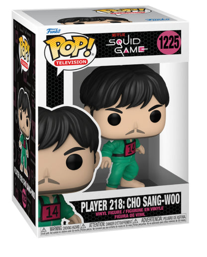 Player 218 : Cho Sang- Woo : Squid Game Funko POP! TV Vinyl Figure 9 cm