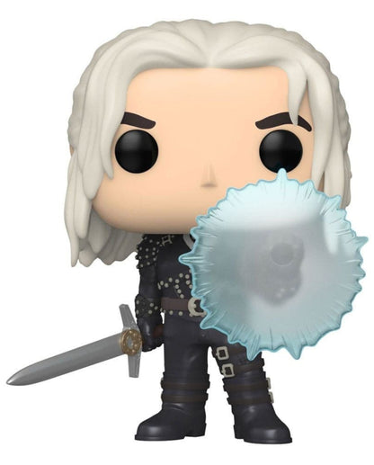 Geralt with Shield : The Witcher : Funko POP! TV Vinyl Figure 9cm