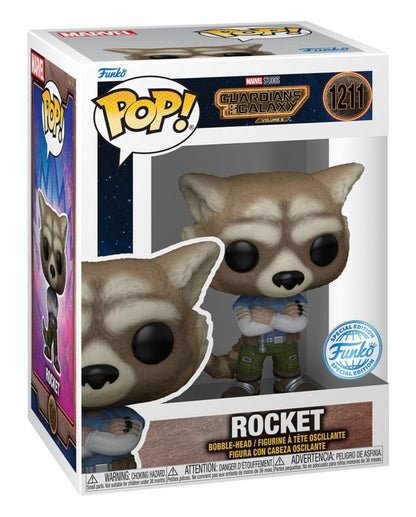 Rocket Special Edition L Guardians of the Galaxy Vol. 3 : Funko POP! Marvel Vinyl Figure