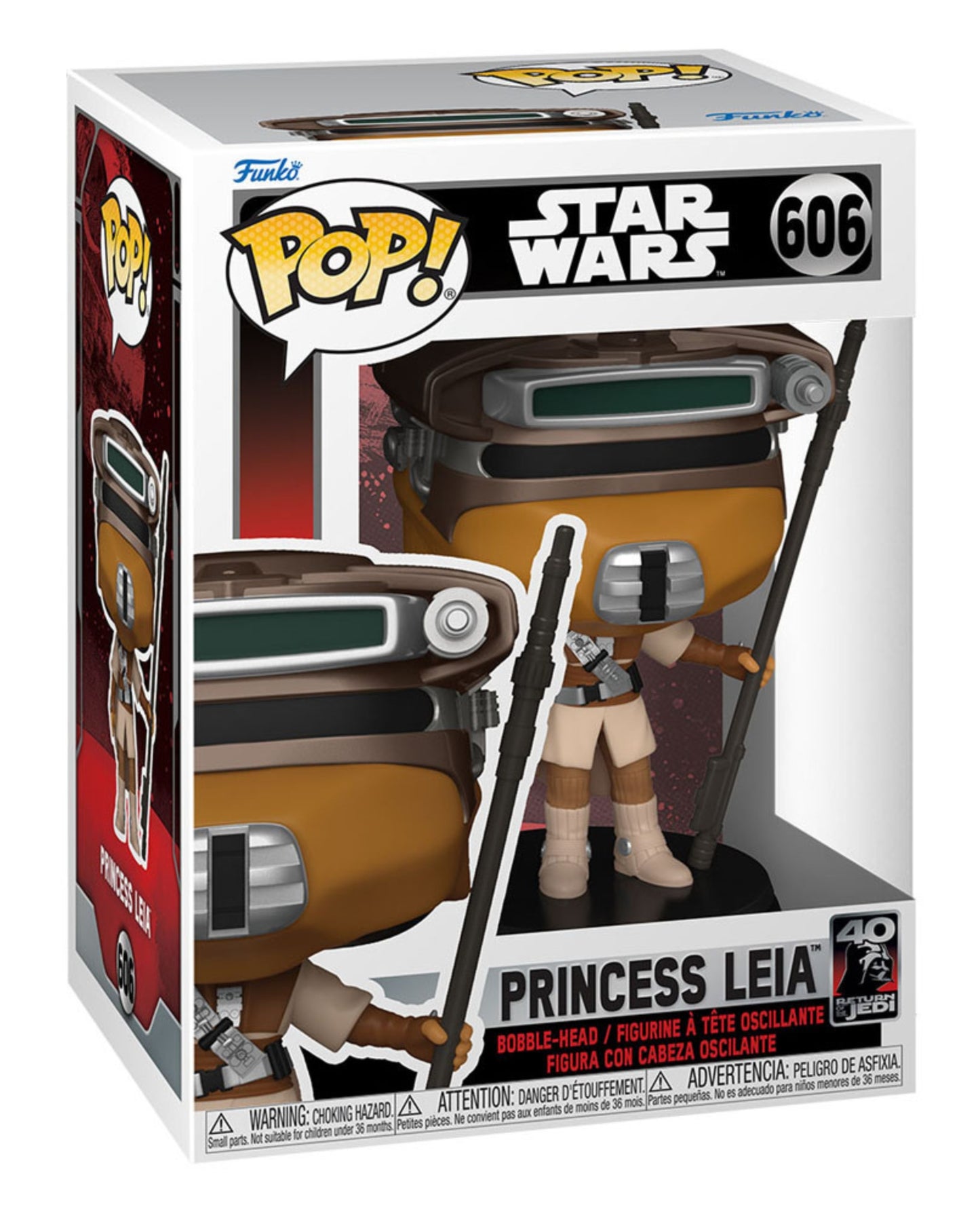 Leia (Boushh) : Star Wars Return of the Jedi 40th Anniversary : Funko POP! 9cm