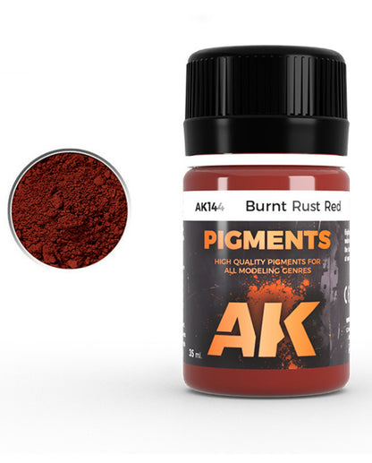 AK Interactive Pigment - Burnt Rust Red