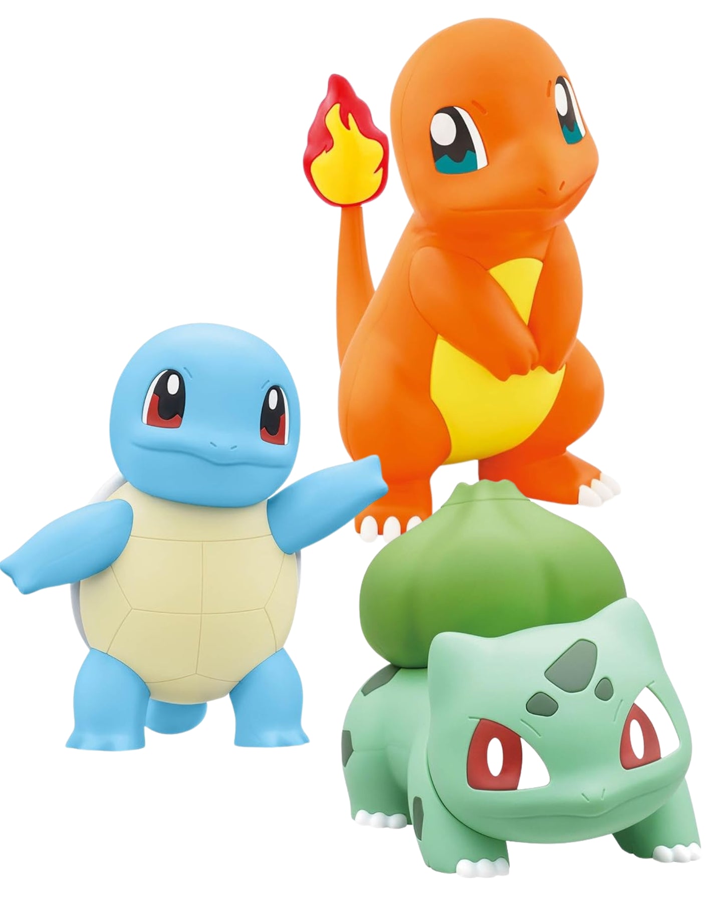 Charmander, Bulbasaur & Squirtle Plamo Pokemon Collection