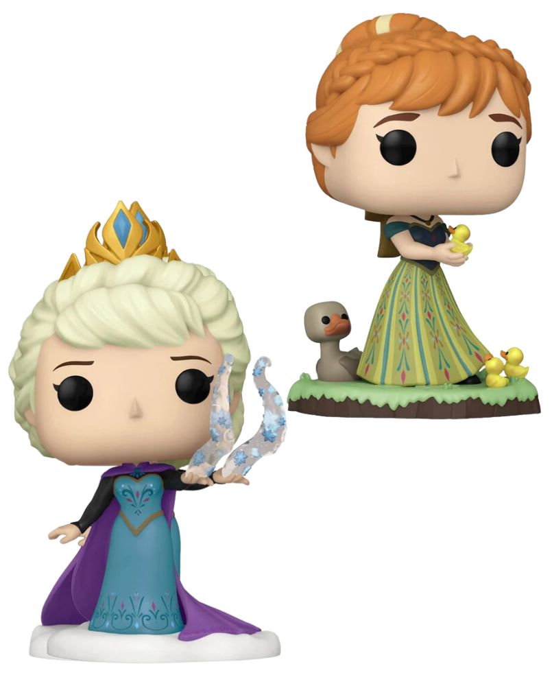 Elsa & Anna - Frozen Disney Princess Funko POP! 2 Figure Bundle