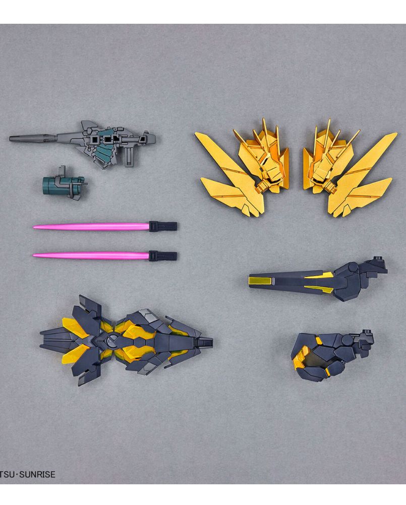 SD Gundam Cross Silhouette Unicorn Gundam Unit 2 Banshee (Destroy Mode) & Banshee Norn Parts Set