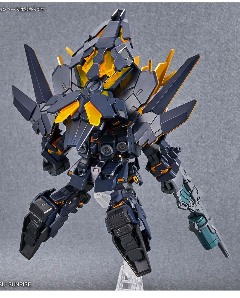 SD Gundam Cross Silhouette Unicorn Gundam Unit 2 Banshee (Destroy Mode) & Banshee Norn Parts Set