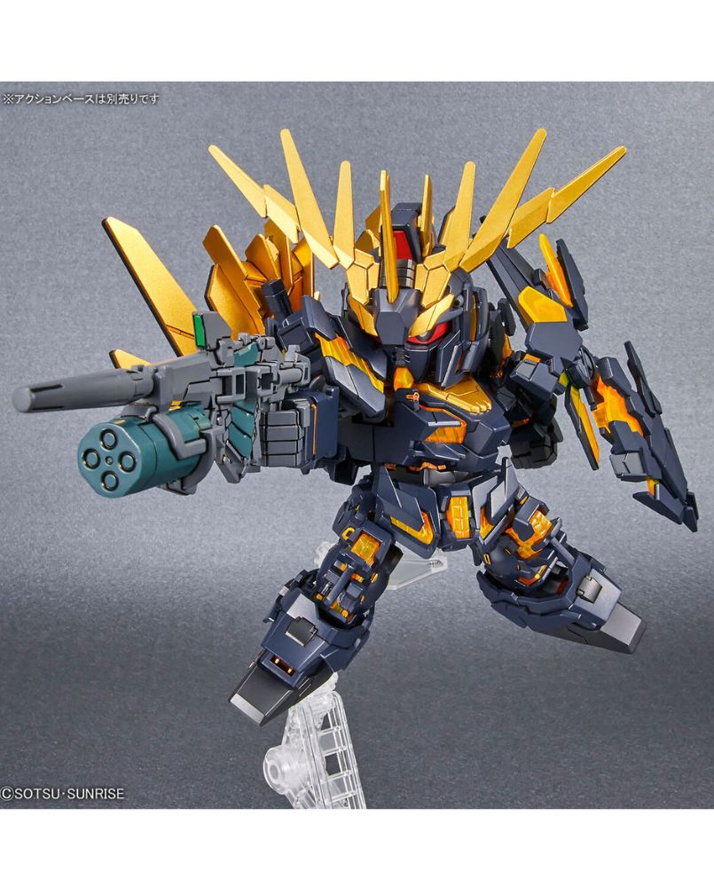 SD Gundam Cross Silhouette Unicorn Gundam Unit 2 Banshee (Destroy Mode) & Banshee Norn Parts Set