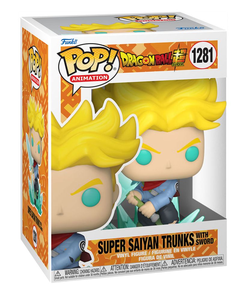 Dragon Ball Super Funko POP! Super Saiyan Trunks with Sword 9 cm