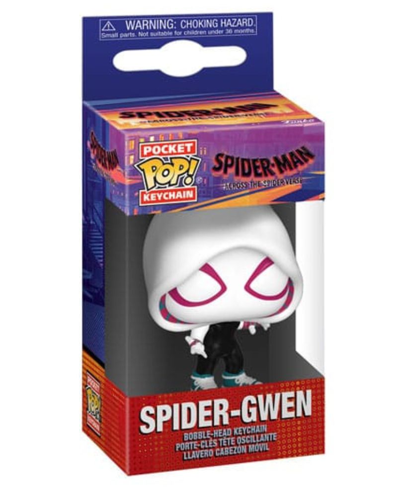 Spider-Gwen Funko POP! Keychains 4cm - Spider-Man: Across the Spider-Verse