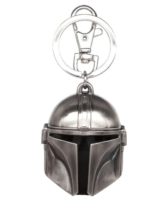 Mandalorian Helmet Star Wars Metal Keychain