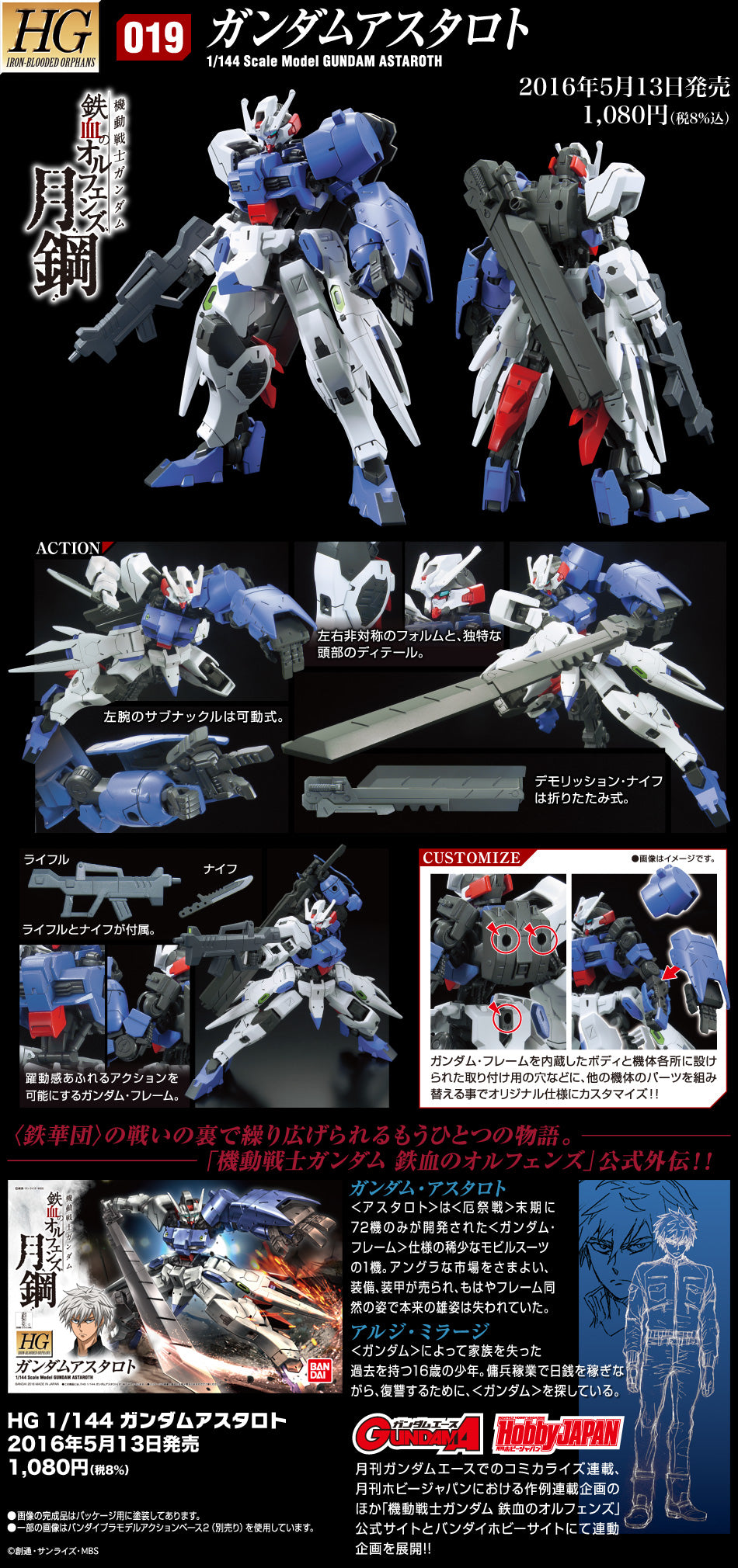 HG 1/144 Gundam Astaroth