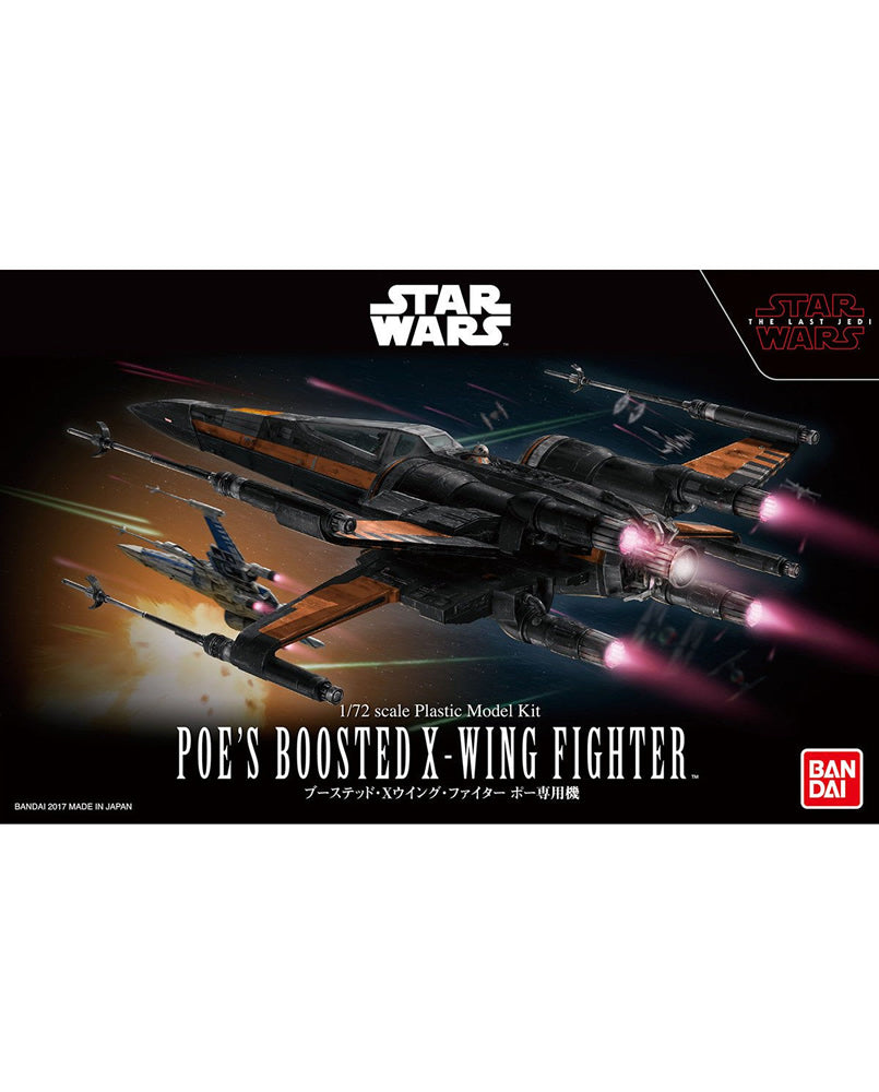 Star Wars 1/72 Poe's Boosted X Wing Fighter