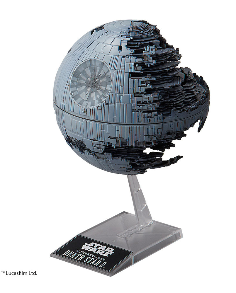 Star Wars Death Star II and Star Destroyer Bandai Plastic Model Kit