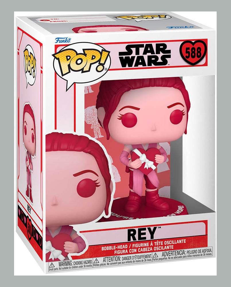 Rey Funko POP! Star Wars Valentines Figure 9 cm