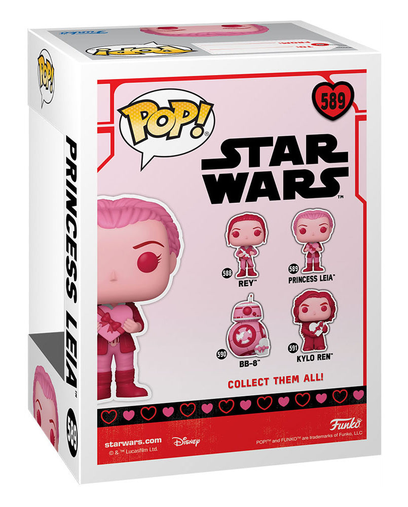 Princess Leia Funko POP! Star Wars Valentines Figure 9 cm