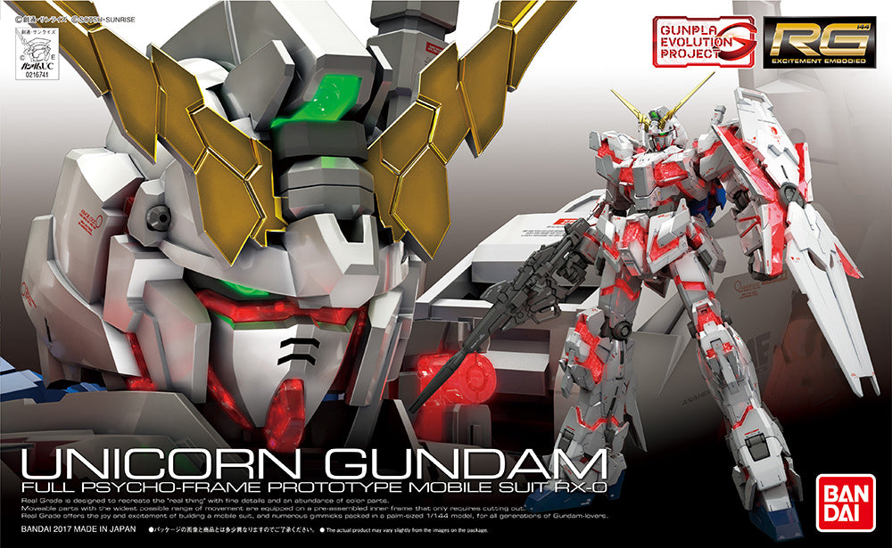 RG Gundam Unicorn 1/144 - Union Gundam