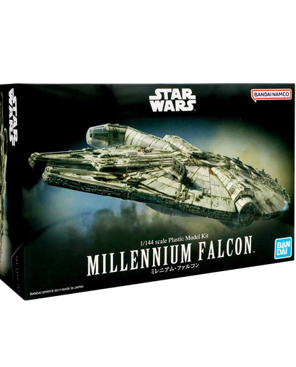 Star Wars Millennium Falcon 1/144 Scale Bandai Plastic Model Kit